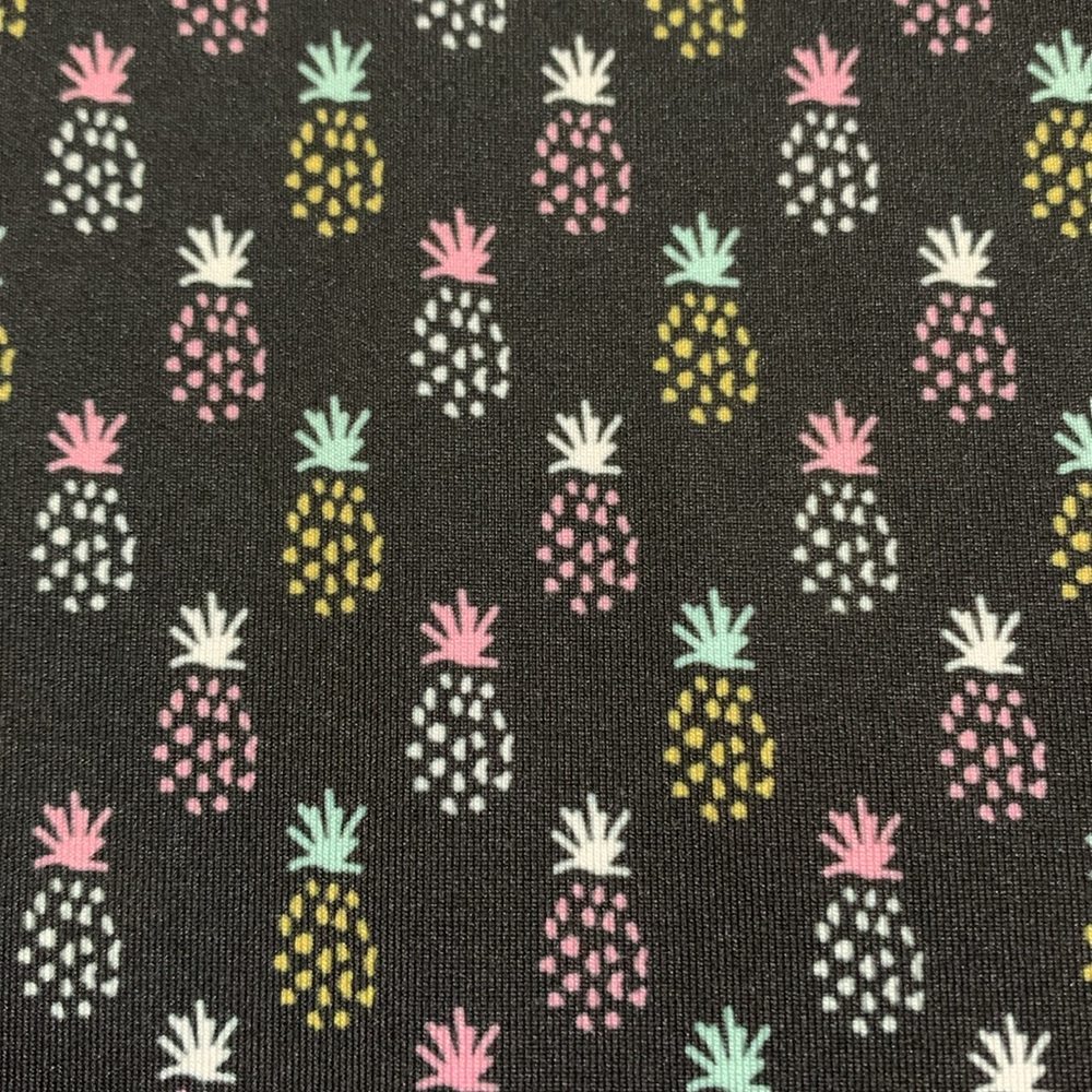 Rhoback The Pineapple Men’s Short Sleeve Performance Polo Classic Black Large - Picture 3 of 12